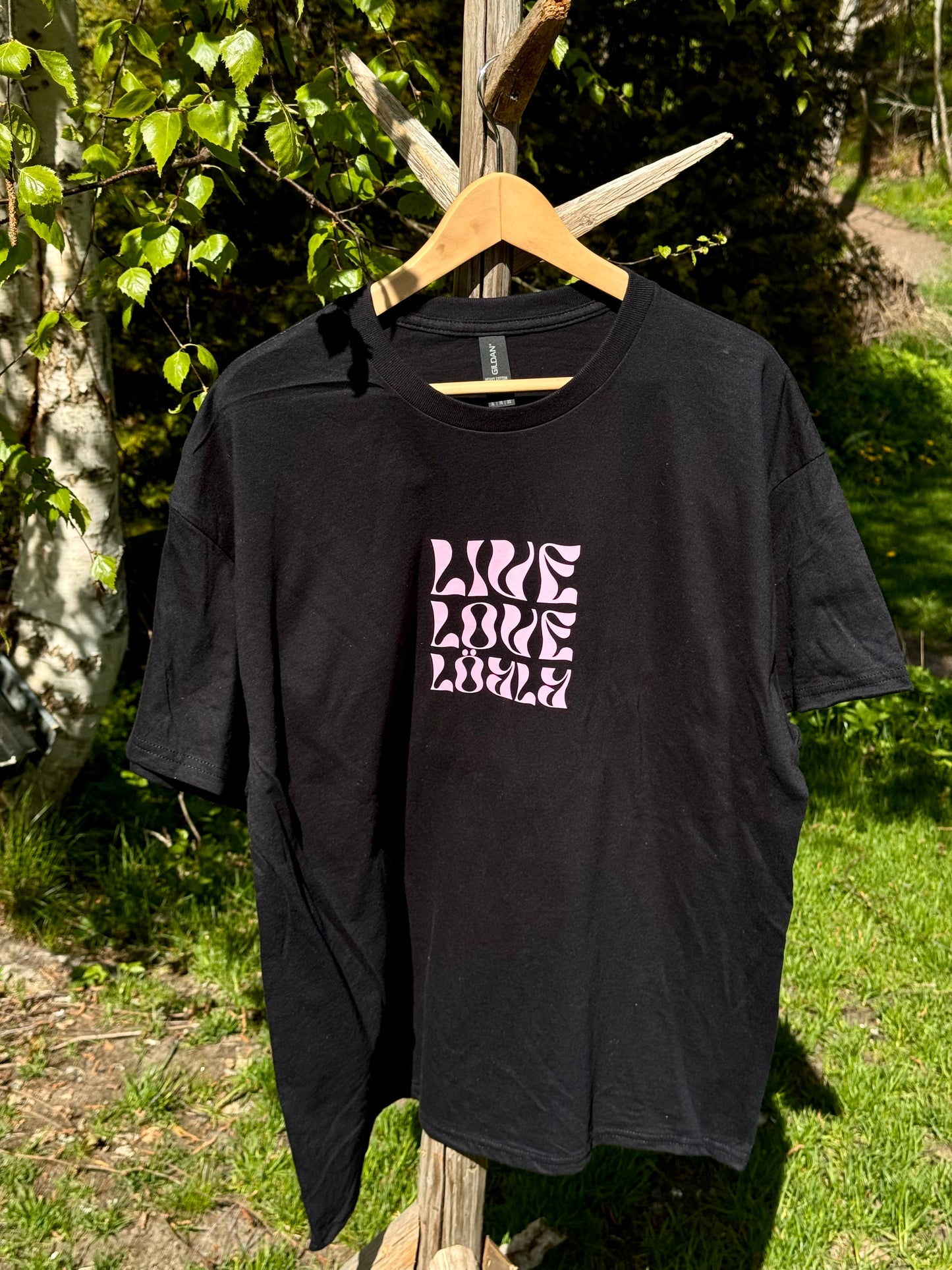 T-paita Live, Love, Löyly - Musta