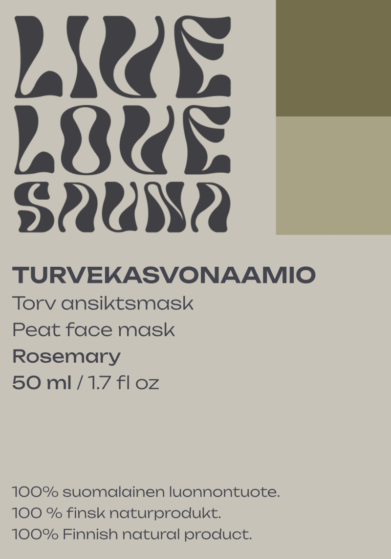 Turvekasvonaamio Rosemary, rosmariini 50 ml