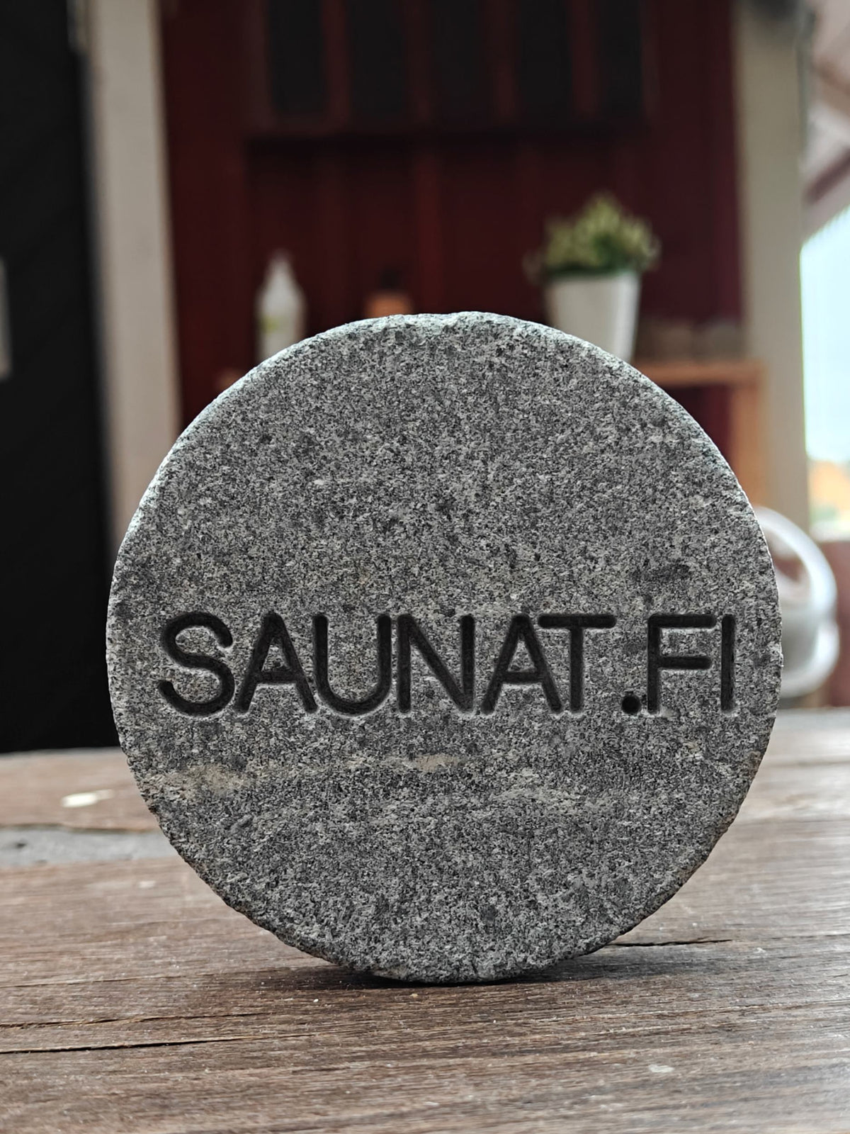 Live, love, sauna -saunakivi