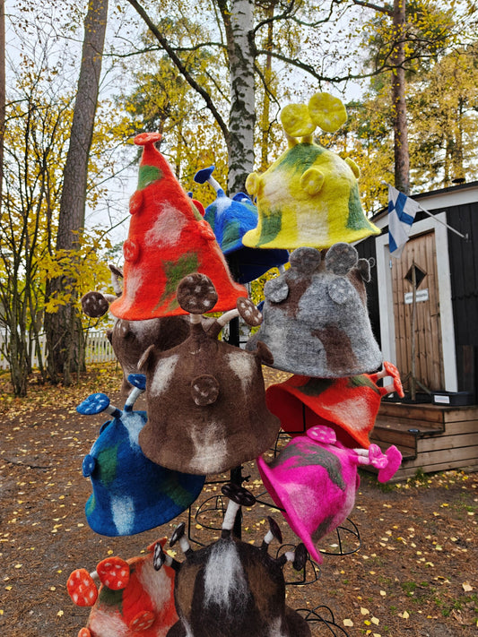 Forest Mushroom Saunahattu | Useita Värejä
