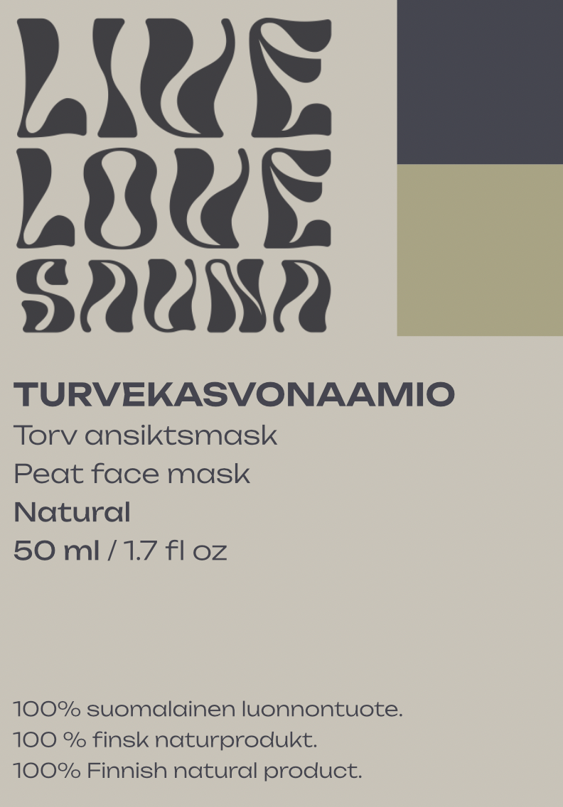Turvekasvonaamio Natural 50 ml