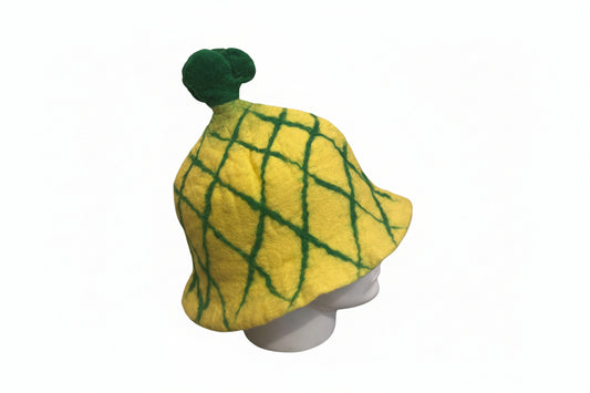 Pineapple Design Sauna Hat
