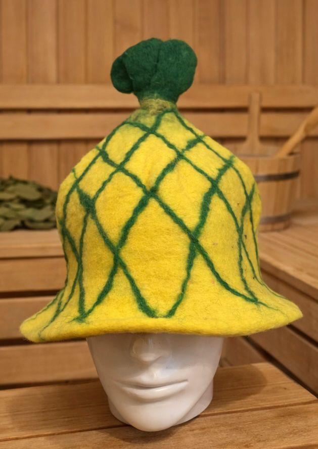 Pineapple Design Sauna Hat