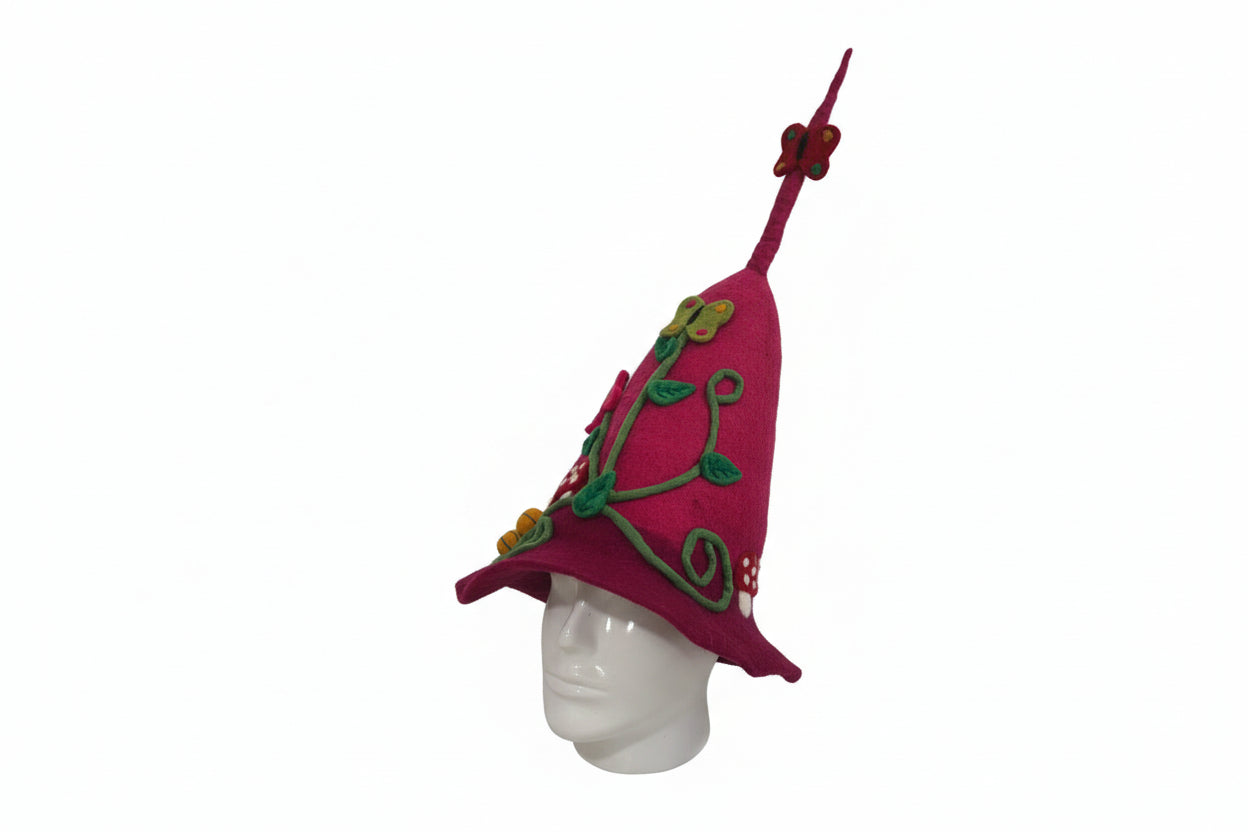Pink Fantasy Design Sauna Hat