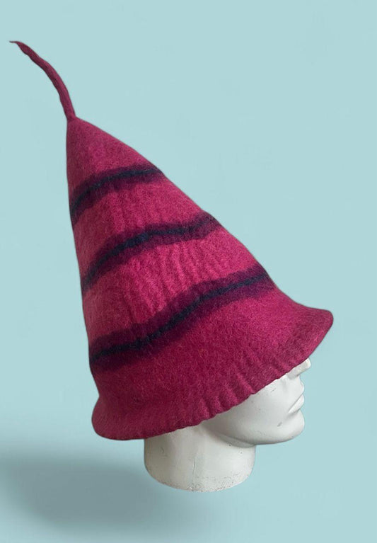 Pink Twisted Wizard Style Sauna Hat